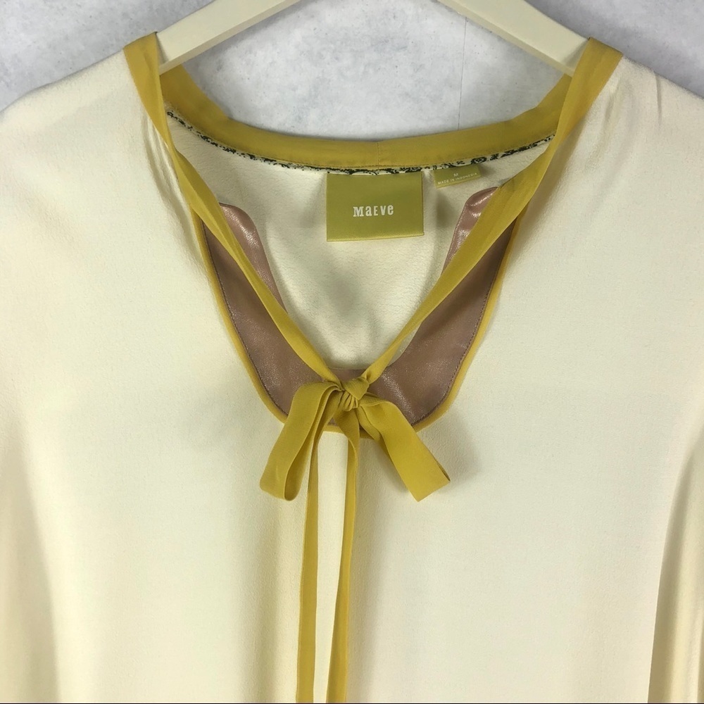 [Maeve] Ribbon Ruffle Shirt - Picture 3 of 4